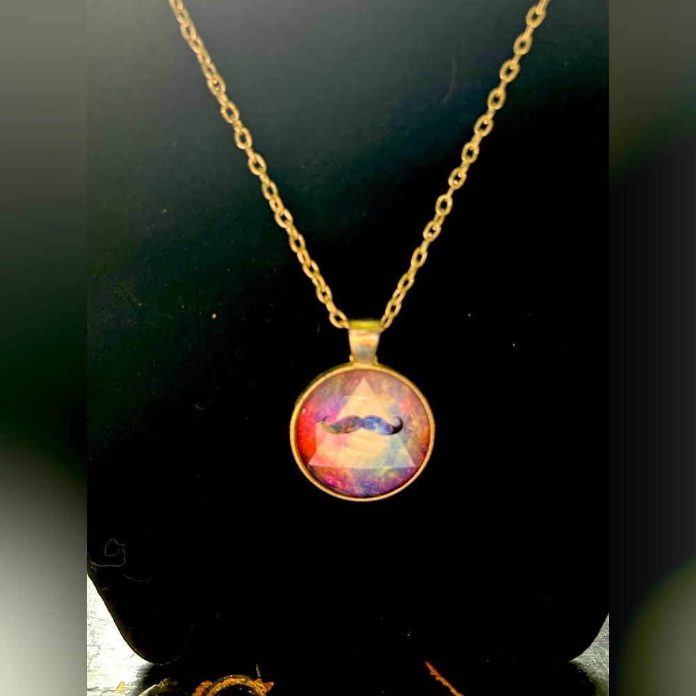 Long Moustache Necklace